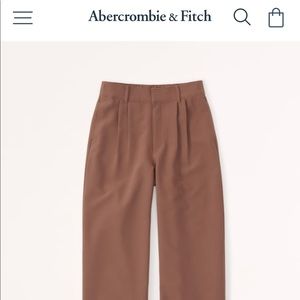 Abercrombie Tailored Wide Leg Pants